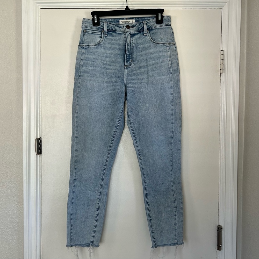 Abercrombie & Fitch Light Blue High Rise Women Jeans